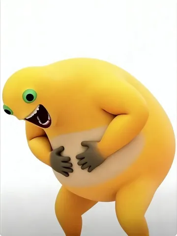 弯腰大笑